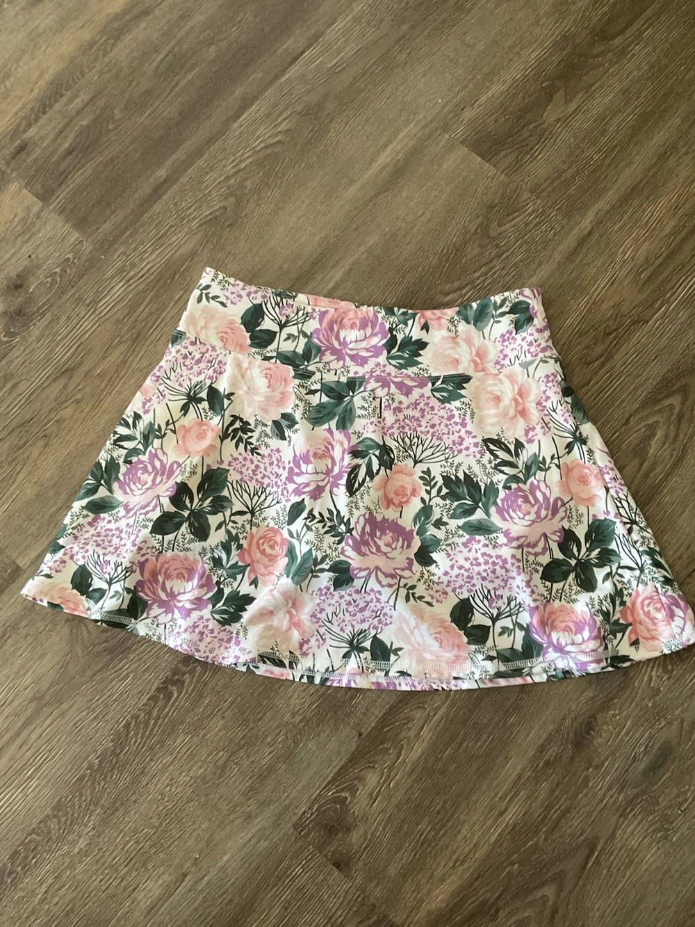 Laura Ashley Floral Skirt Tennis Golf Pickleball Shorts Stretch Skort